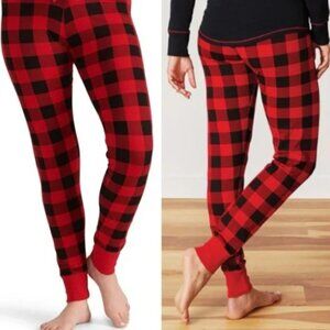 Buffalo Printed Waffle Pajama Leggings for Women